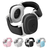 Orzbow baby headphones shown in travel use to reduce ambient noise for calmer flights