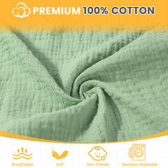 Orzbow breathable cotton keeps baby cool on hot days.