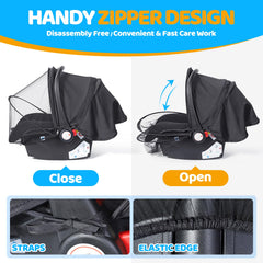 Orzbow breathable vents improve airflow on hot days.