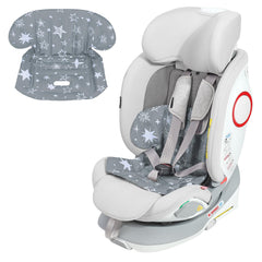 Orzbow car seat cooling pad gray, top view for baby comfort.