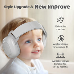 Orzbow ear muffs offer 25dB noise reduction for a calmer baby
