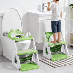 Orzbow Frog Potty Seat shows a stable base for independent potty training