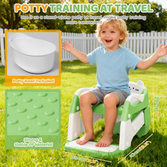 Orzbow potty seat height adjustment controls offer 5 levels for growing toddlers