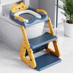 Orzbow potty seat on toilet offers stable toddler support.