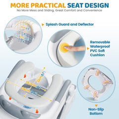 Orzbow splash guard extension minimizes mess and simplifies cleaning