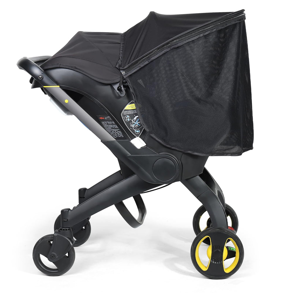Orzbow sunshade extension top canopy blocks UV rays and keeps baby shaded.