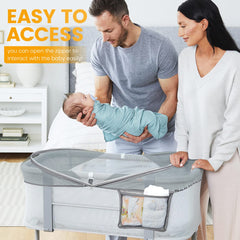Orzbow universal-fit elastic edge ensures flexible bassinet coverage.