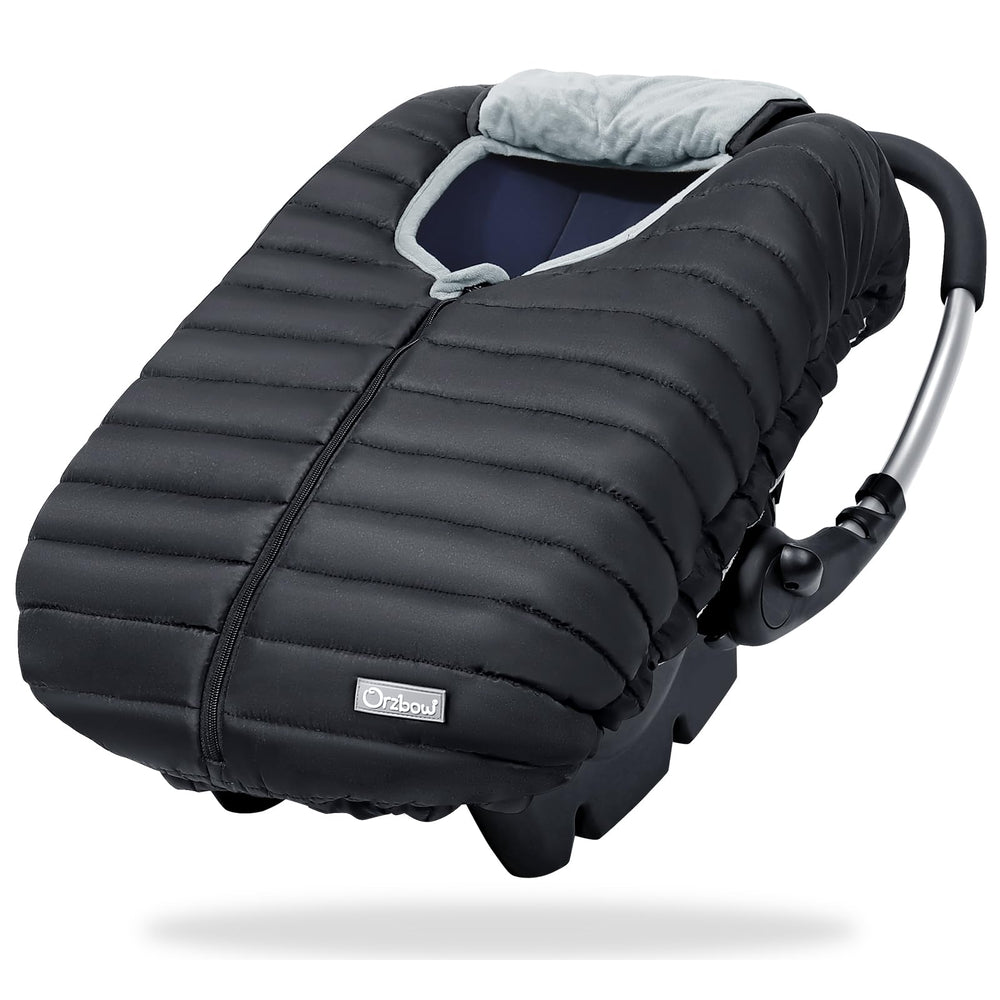 Orzbow winter car seat cover for baby with universal fit protects in cold weather