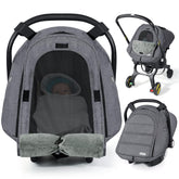 Orzbow Winter Car Seat Cover Baby with waterproof layer protects during rides