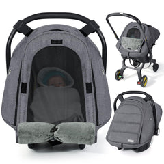Orzbow Winter Car Seat Cover Baby with waterproof layer protects during rides