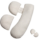 Oskeray pregnancy pillow with soft maternity pillow offers gentle side-sleep support.