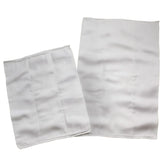 OsoCozy Chinese Prefolds crisp white fabric, soft and absorbent for cloth diapering