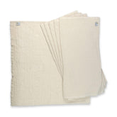 OsoCozy muslin flat diaper newborn size, compact and gentle for tiny babies.