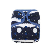 OsoCozy newborn diaper cover with adjustable-snap-closures for a customizable fit.
