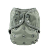 OsoCozy newborn diaper cover with double leg gussets for mess containment.