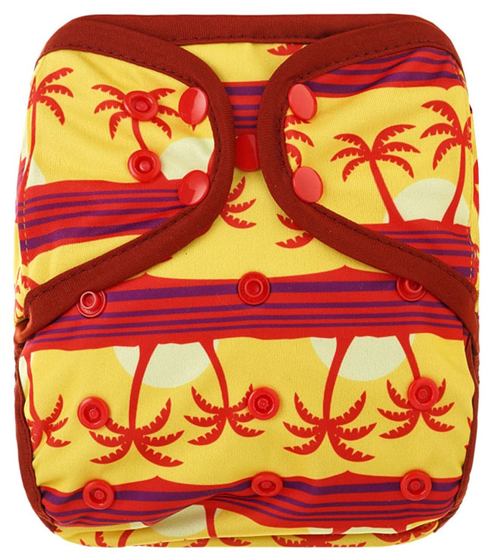 OsoCozy one-size diaper cover with adjustable snap fit for 8–35 lb babies