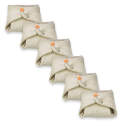 OsoCozy Muslin Flat Onesize Diapers for 12-30 lb babies, grows with baby.