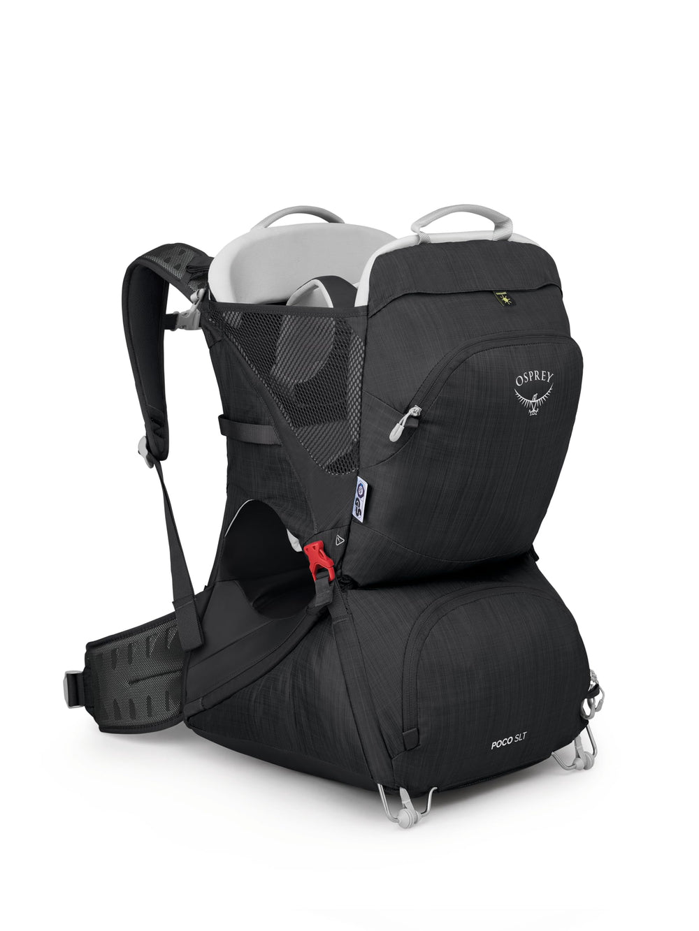 Osprey Poco SLT folding frame enables quick setup for busy families.