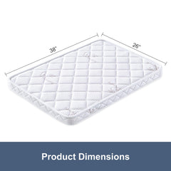 OSSERTSbearY mattress features firm-support design to prevent sagging and edge collapse