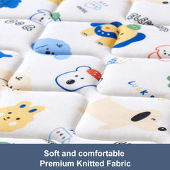 OSSERTSbearY Reinforced stitching and non-slip base reduce edge sagging and shifts.