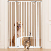 Ostutry 53in cat gate towers tall, suited for larger pets.
