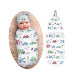 Osvbs car theme swaddle blanket in soft fabric for cozy newborn comfort.
