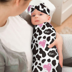 Osvbs swaddle fabric close-up highlights breathable, skin-friendly polyester.