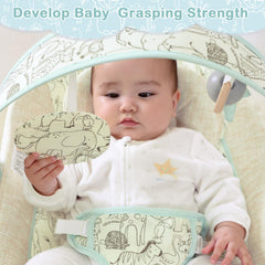 Otrolepota bouncer with hanging planet and mirror for visual engagement