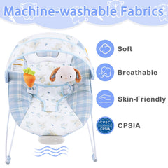 Otrolepota baby bouncer music and vibrations soothe infants