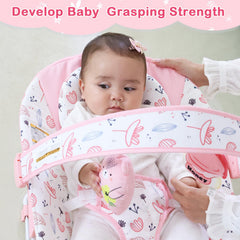 Otrolepota Baby Bouncer side view highlights compact, portable design.