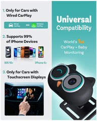 OTTOCAST 1080p night vision provides clear low-light baby view