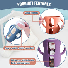 OtumnFS sleeve with handle helps babies grip during early feeding transitions.