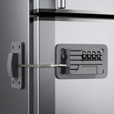 Ougourim upgraded fridge lock on door ensures safe, controlled access for kids.