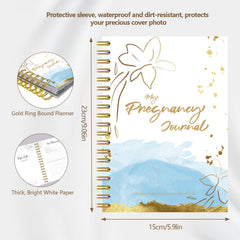 Ouhiam Pregnancy Journal sample page layout, easy week-by-week entries.