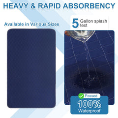 OUTCREATOR bed pad with a 4 layer design offers a soft surface and reliable protection.