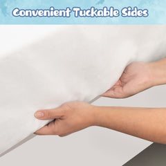 OUTCREATOR noiseless bed pad preserves quiet nights with no crinkling.