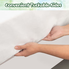 OUTCREATOR Saddle Style Bed Pad folded demonstrates compact, reusable protection.