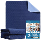 OUTCREATOR washable bed pad 34x76 pack of 2 keeps the mattress dry overnight.