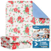 OUTCREATOR bed pad top surface with soft touch fabric for overnight protection.