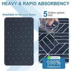 OUTCREATOR Bed Pad waterproof layer demonstrates leak protection for all-night comfort.