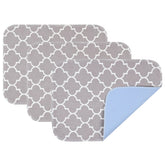 OUTCREATOR washable bed pads 18x24 gray pack protects against incontinence.