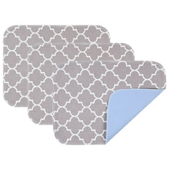 OUTCREATOR washable bed pads 18x24 gray pack protects against incontinence.