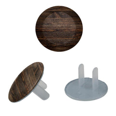 Outlet covers snugly fit 2-prong and 3-prong outlets.