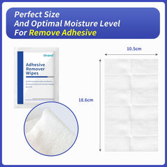 Ovand wipes no-rinse formula ideal for quick adhesive residue removal