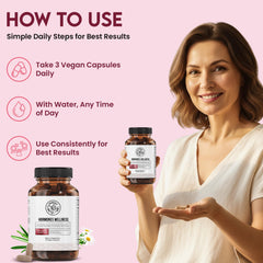 OVNEXA Happy Hormones packaging box showcases plant-based formula for women.