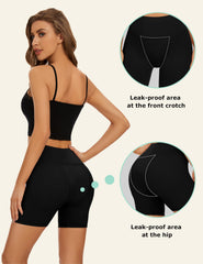 OVRUNS leakproof period underwear protects from front to back during activities