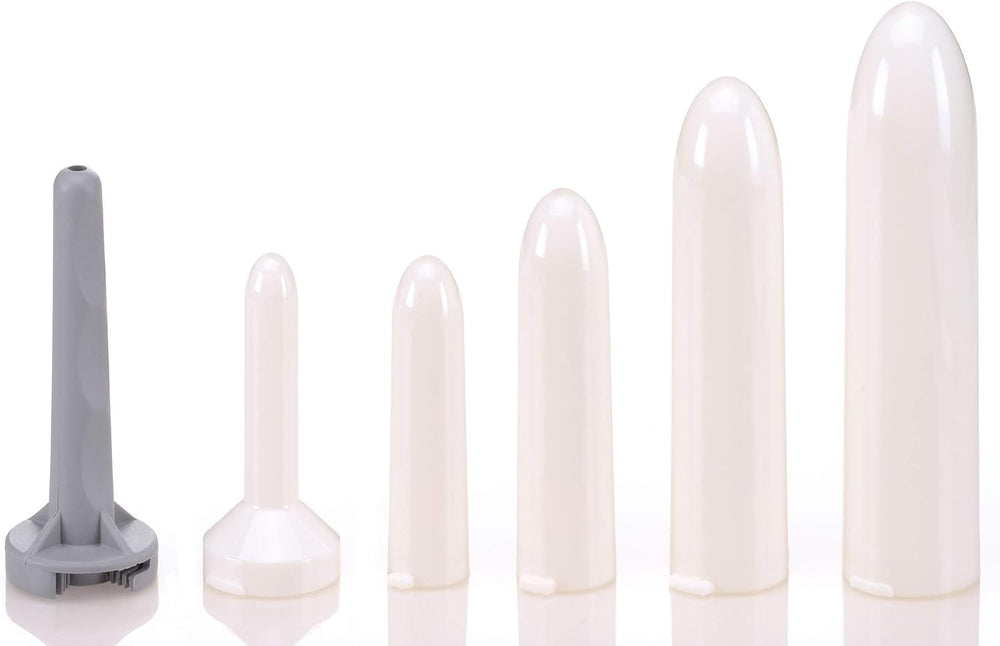 Owen Mumford Amielle Restore Vaginal Trainer packaging close-up with discreet storage.
