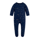 Owlivia organic cotton pajamas with zip-front for quick night-time changes