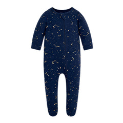 Owlivia organic cotton pajamas with zip-front for quick night-time changes