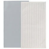 Owlowla baby diaper changing pad in gray herringbone for gentle diaper changes